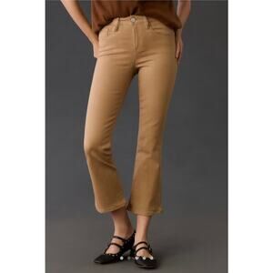 Frame Le Crop Mini Boot Tan Mid Rise Jeans Size 27